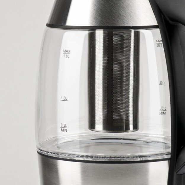 G3 Ferrari BolleBlu electric kettle 1.8 L 2200 W Black, Stainless steel, Transparent 6