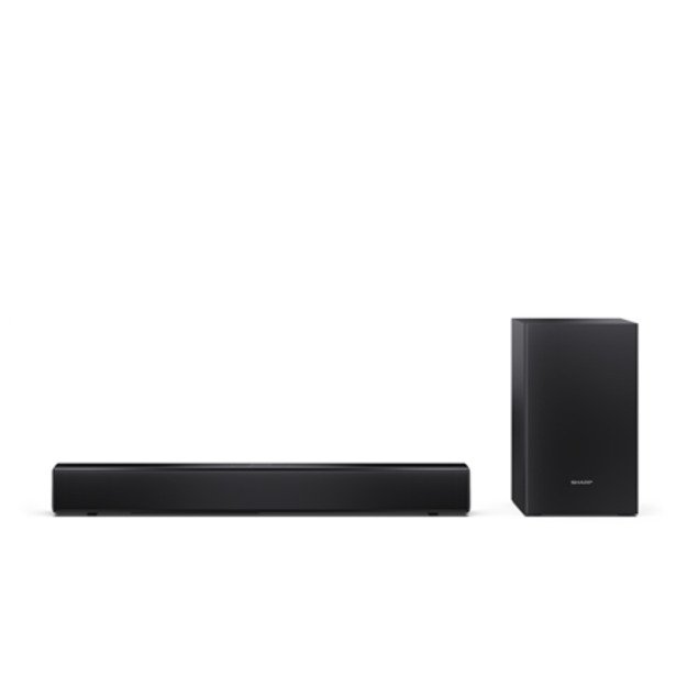 Sharp Compact 2.1 Soundbar with Wireless Subwoofer | HT-SBW121 | 240 W | Bluetooth | Wireless connection | Black