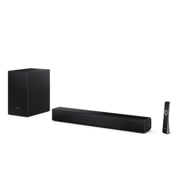 Sharp Compact 2.1 Soundbar with Wireless Subwoofer | HT-SBW121 | 240 W | Bluetooth | Wireless connection | Black