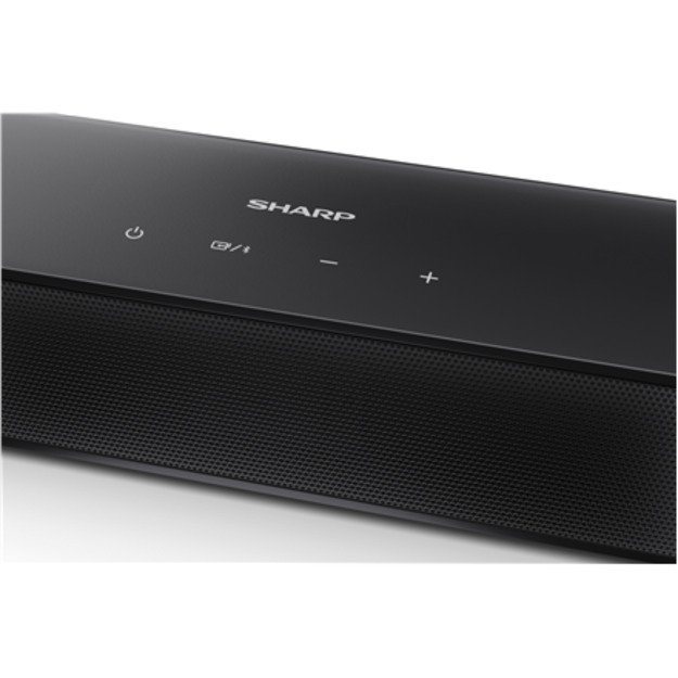 Sharp Compact 2.1 Soundbar with Wireless Subwoofer | HT-SBW121 | 240 W | Bluetooth | Wireless connection | Black