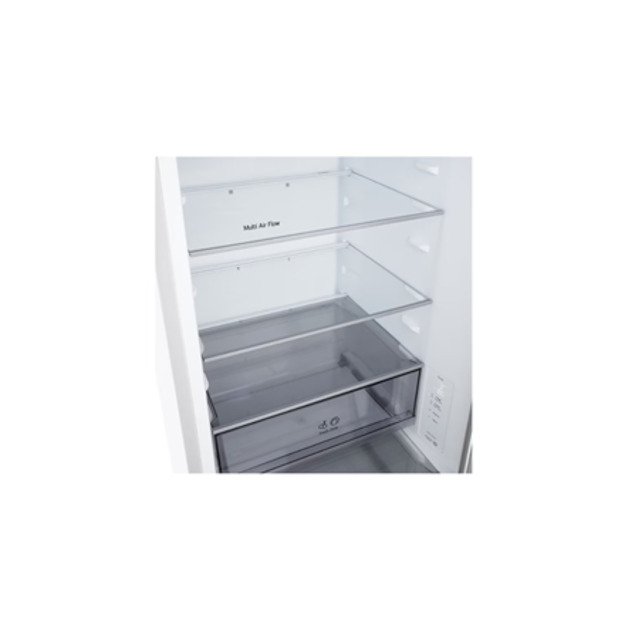 LG Refrigerator | GBBSJ10ESW | Energy efficiency class E | Free standing | Combi | Height 186 cm | Fridge net capacity 220 L | F