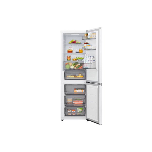 LG Refrigerator | GBBSJ10ESW | Energy efficiency class E | Free standing | Combi | Height 186 cm | Fridge net capacity 220 L | F