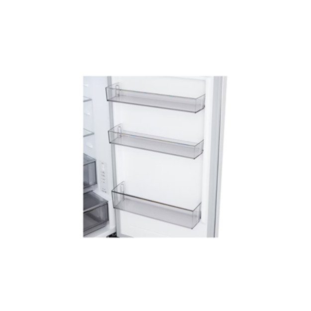 LG Refrigerator | GBBSJ10ESW | Energy efficiency class E | Free standing | Combi | Height 186 cm | Fridge net capacity 220 L | F