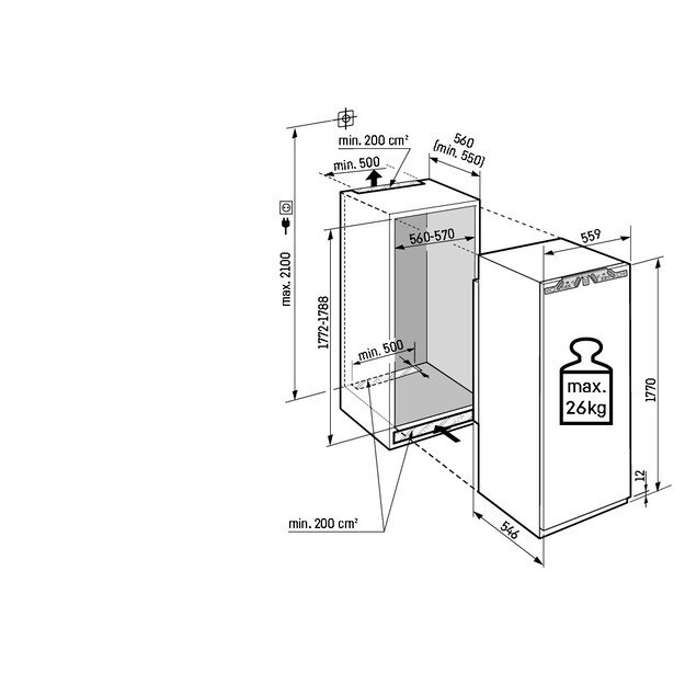 LIEBHERR SIFNe 5108 Pure NoFrost 3