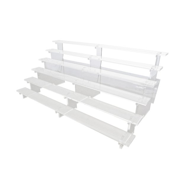 Tribune display unit, 70x37x36 cm, transparent
