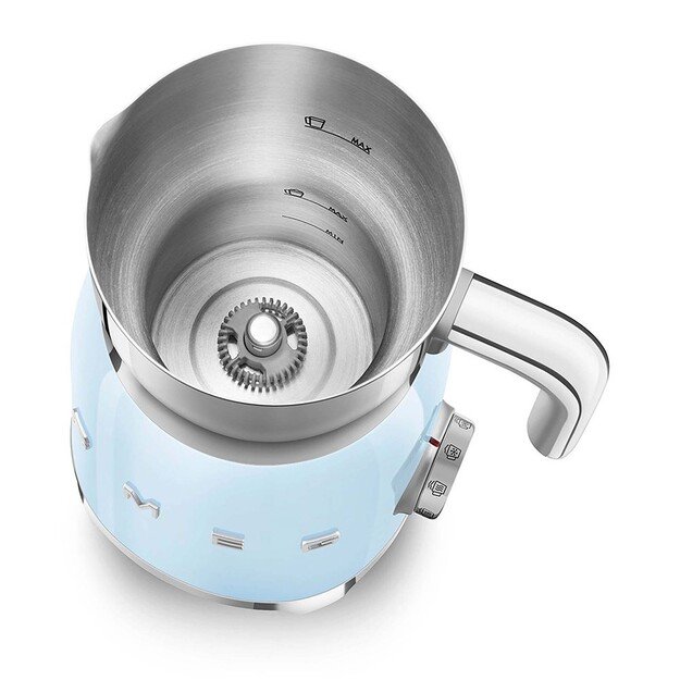 Smeg MFF11PBEU Milchaufsch?umer 50`s Style pastellblau