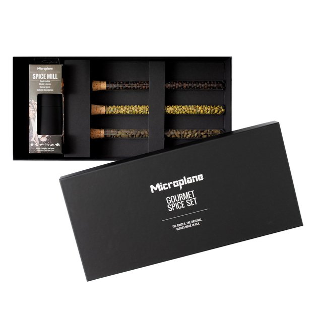 Grinder and 3 types of pepper set, Gourmet