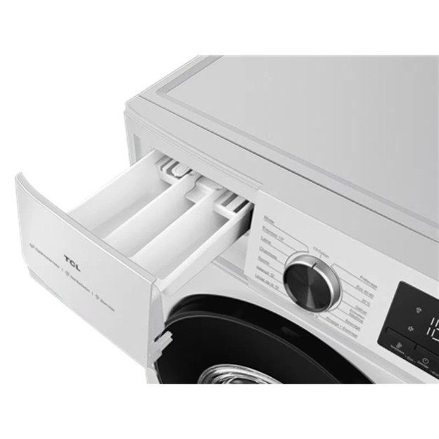 TCL Washing machine | FF1024WA2 | Energy efficiency class A-10% | Front loading | Washing capacity 10 kg | 1400 RPM | Depth 61 c