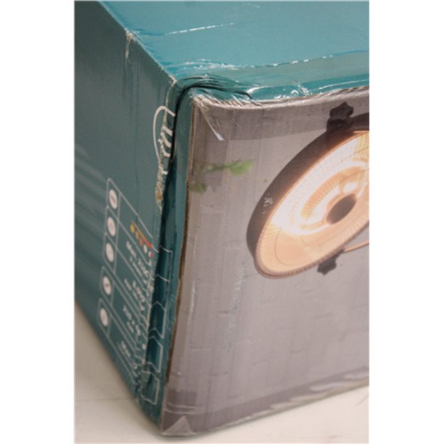 SALE OUT. SUNRED Heater | RSS16, Retro Bright Standing | Infrared | 2100 W | Black | DAMAGED PACKAGING | IP54