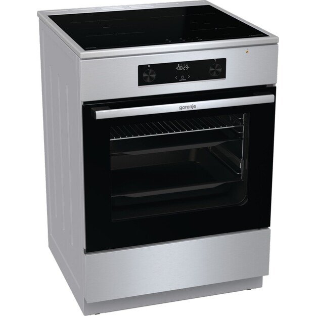 Gorenje GEIT6C60XPG cooker Freestanding cooker Zone induction hob A