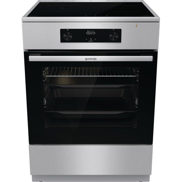 Gorenje GEIT6C60XPG cooker Freestanding cooker Zone induction hob A