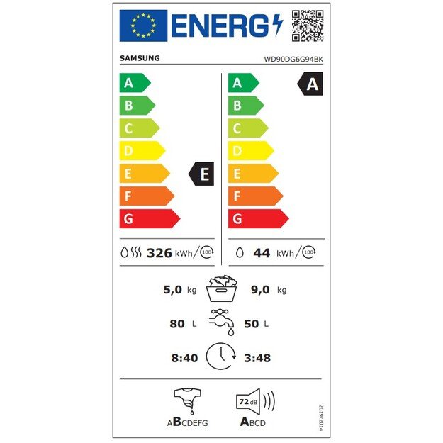 SAMSUNG WD90DG6G94BKU4