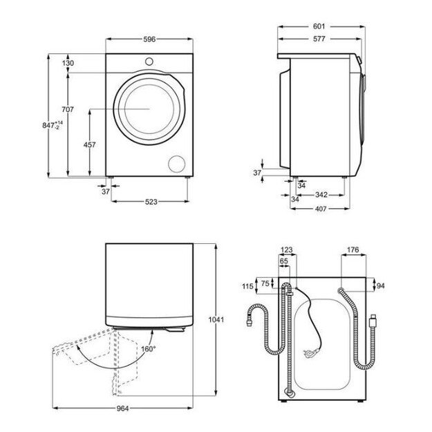 Skalbimo ma&scaron;ina ELECTROLUX EW2F527WP