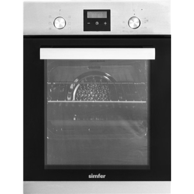 Simfer Oven 4207BERIM.1 47 L, Multifunctional, Manual, Pop-up knobs, Height 54.1 cm, Width 45 cm, Stainless steel