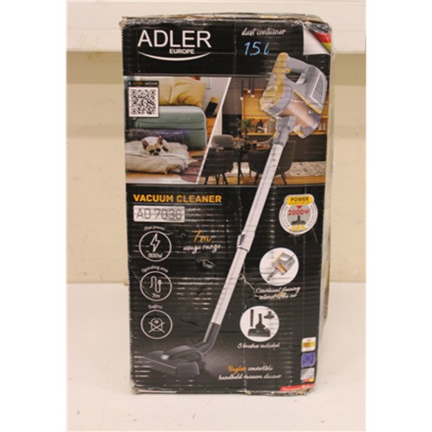 SALE OUT. | Adler | Vacuum Cleaner | AD 7036 | Corded operating | Handstick and Handheld | 800 W | - V | Operating radius 7 m | 