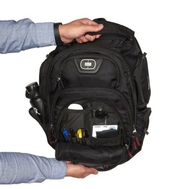 OGIO BACKPACK GAMBIT BLACK P/N: 111072_03 8