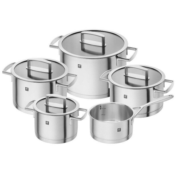 Puodų rinkinys ZWILLING Vitality 66460-000-0 (1,5 litres, 2 litres, 3 litres, 3,5 litres, 6 litres)