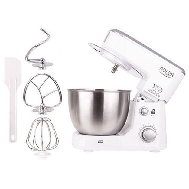 Adler | AD 4216 | 1000 W | Number of speeds 6 | Bowl capacity 4 L | White