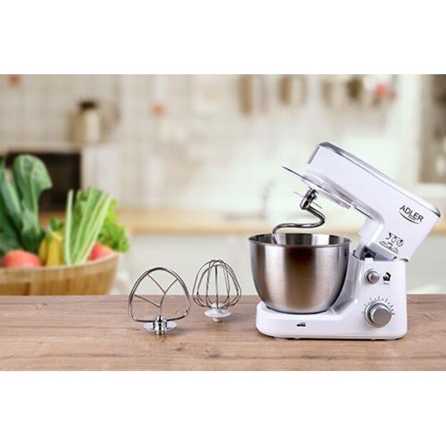 Adler | AD 4216 | 1000 W | Number of speeds 6 | Bowl capacity 4 L | White
