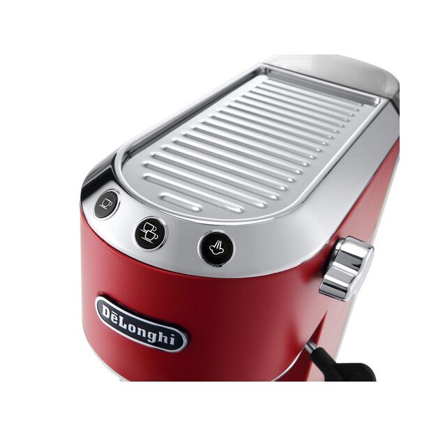 Delonghi | Espresso Coffee Maker | Dedica Style EC 685.R | Pump pressure 15 bar | Built-in milk frother | Semi-automatic | 1300
