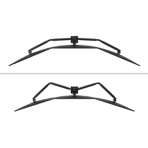 Neomounts DS60-600BL3 Monitor arm 10-27  - Quick-fix - 180&deg;-stop