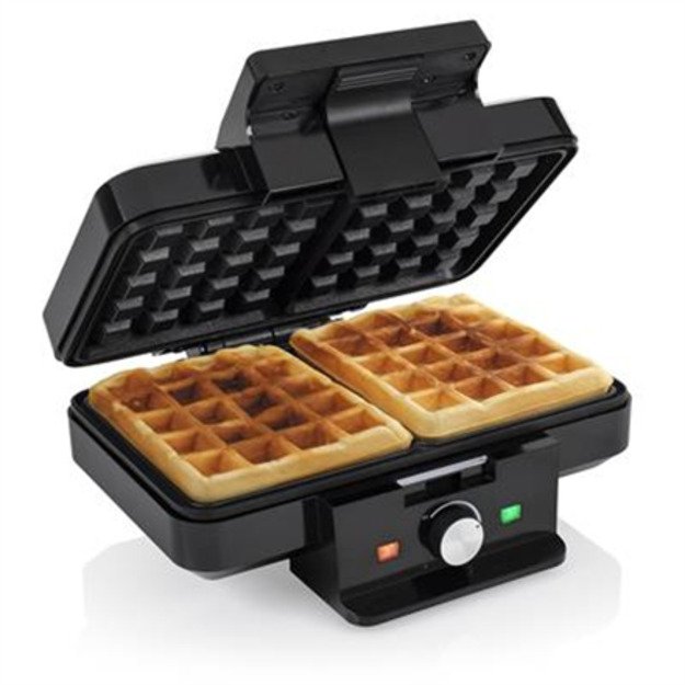 Tristar Waffle maker | WF-1165 | 1000 W | Number of pastry 2 | Belgium | Black 3