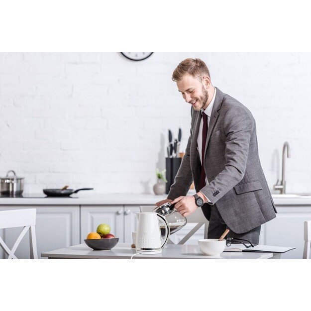 ELDOM C270B OSS kettle, 1.7 l capacity, 2150 W power, white 1