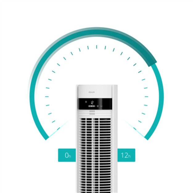 Duux Fan | Elevate | Tower Fan | White | Diameter 29 cm | Number of speeds 12 | Oscillation | 4-40 W 6