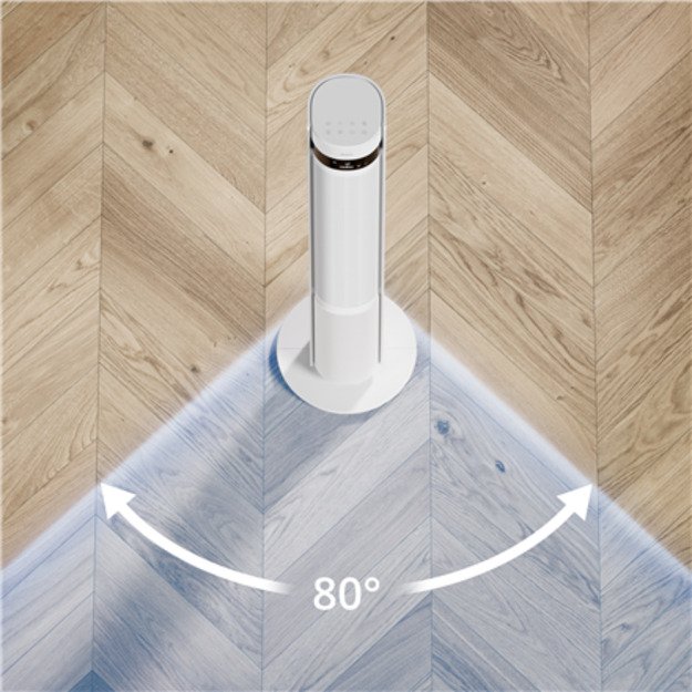 Duux Fan | Elevate | Tower Fan | White | Diameter 29 cm | Number of speeds 12 | Oscillation | 4-40 W 2
