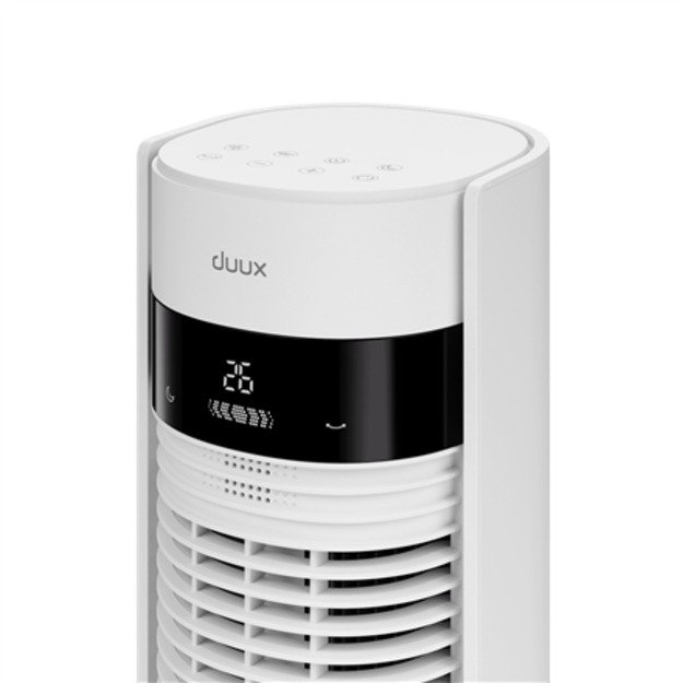 Duux | Fan | Elevate | Smart Tower Fan | 4.5-40 W | Number of speeds 12 | Oscillation | Remote control | White
