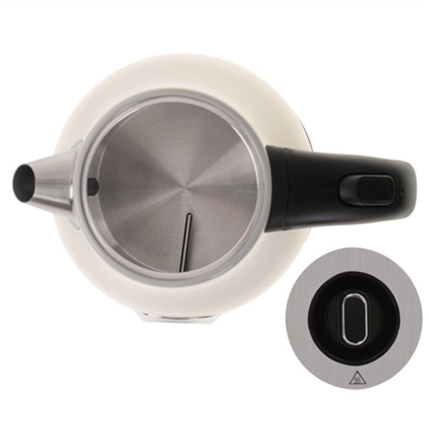 Camry | Kettle with a thermometer | CR 1344 | Electric | 2200 W | 1.7 L | Stainless steel | 360&deg; rotational base | Cream