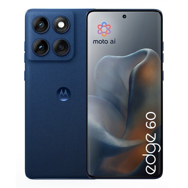 Motorola edge 60 16.9 cm (6.67 ) Dual SIM Android 15 5G USB Type-C 12 GB 512 GB 5200 mAh Blue