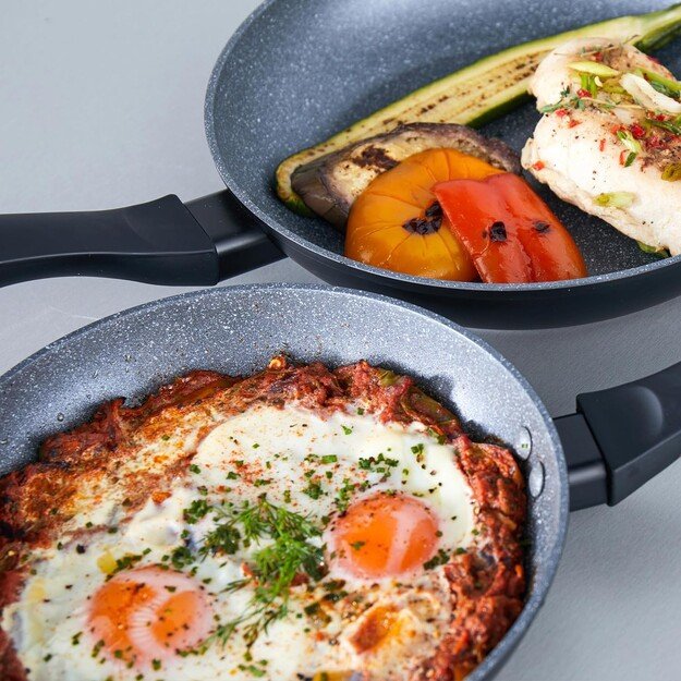 Russell Hobbs RH028001EU7 Metallic Marble Frypan 28cm