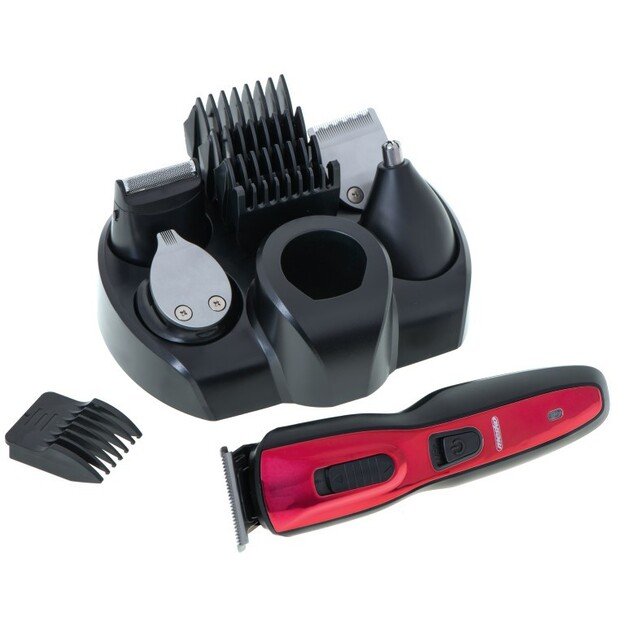 Mesko | Trimmer 5 in 1 | MS 2931 | Cordless | Number of length steps | Black/Red 4