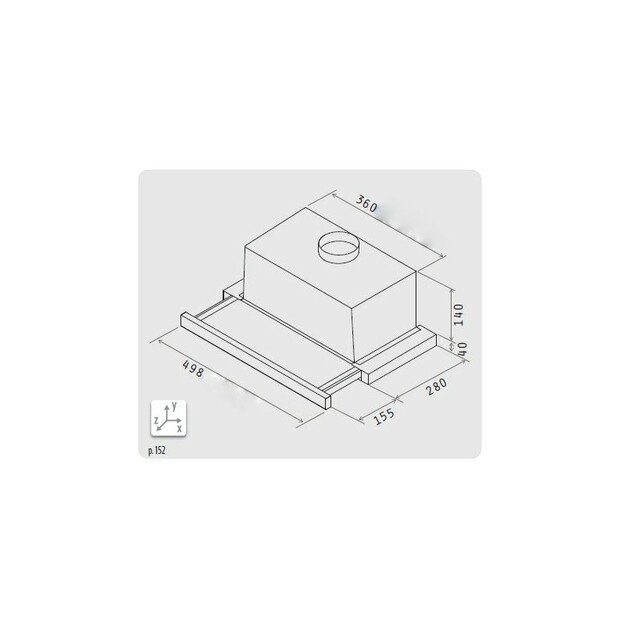 ELICA ELITE 14 LUX GRIX/A/50 - PRF0037987B