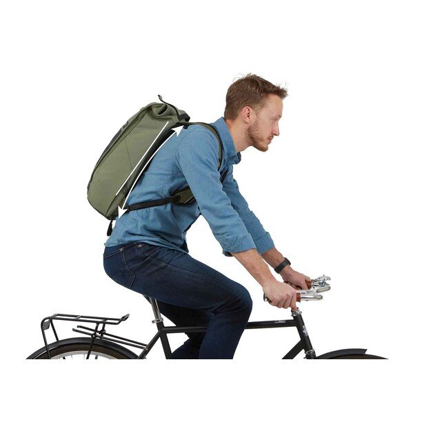 Thule | TPCB-118 Paramount | Commuter Backpack 18L | Backpack | Olivine | Waterproof 6