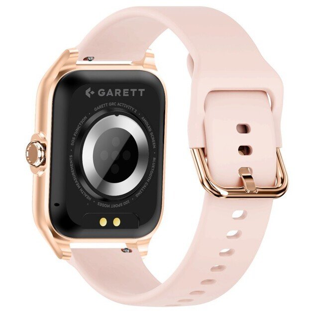 I&scaron;manusis laikrodis su lietuvi&scaron;ku meniu ir dviem apyrankėmis Garett GRC Activity 2 Gold matt 4