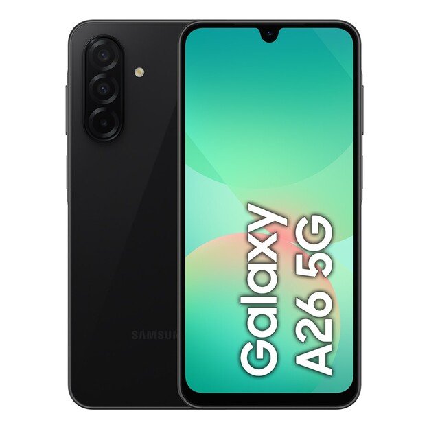 Samsung Galaxy A26 17 cm (6.7 ) Hybrid Dual SIM Android 15 5G USB Type-C 6 GB 128 GB 5000 mAh Black