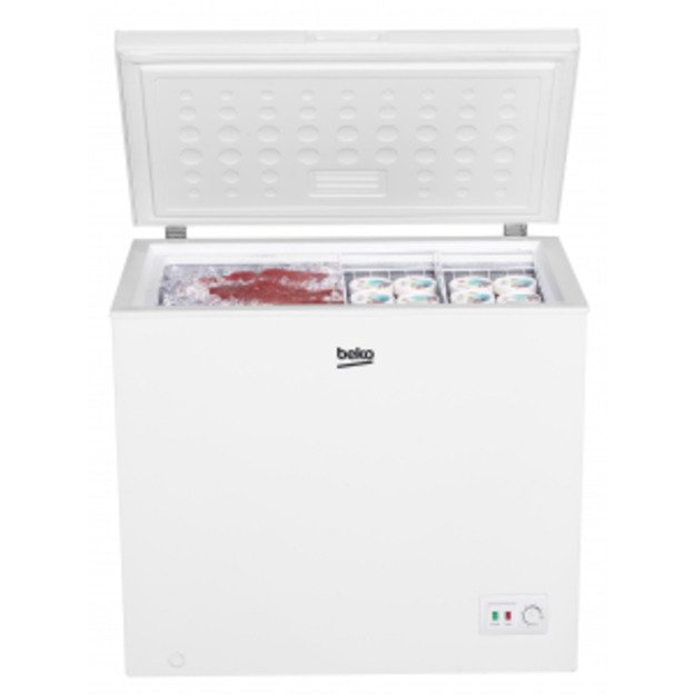 BEKO Freezer | CF200EWN | Energy efficiency class E | Chest | Free standing | Height 84.5 cm | Total net capacity 198 L | White
