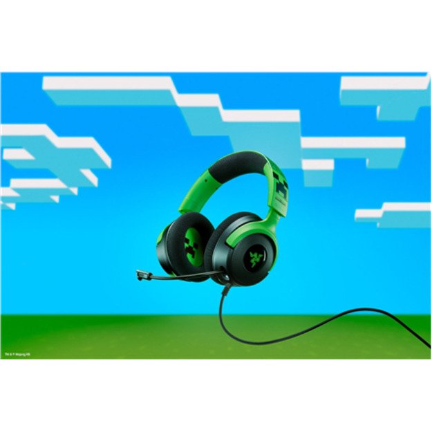 Razer Gaming Headset | Kraken V4 X | Wired | Over-Ear | Microphone | Minecraft Edition
