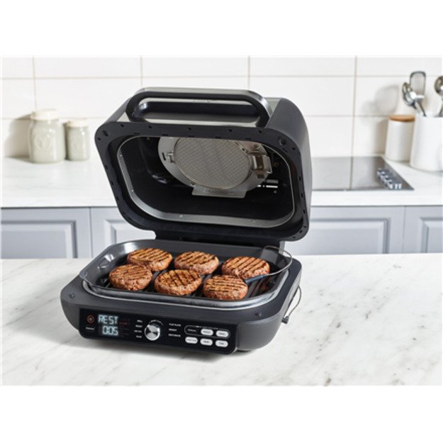 NINJA | Foodi MAX Pro Health Grill, Flat Plate and Air Fryer | AG651EU | Capacity 3.8 L | Black 5