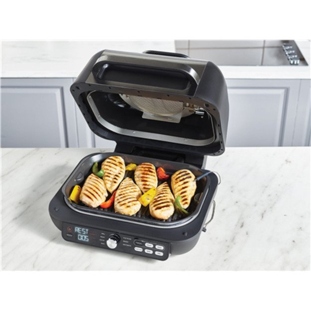 NINJA | Foodi MAX Pro Health Grill, Flat Plate and Air Fryer | AG651EU | Capacity 3.8 L | Black 7