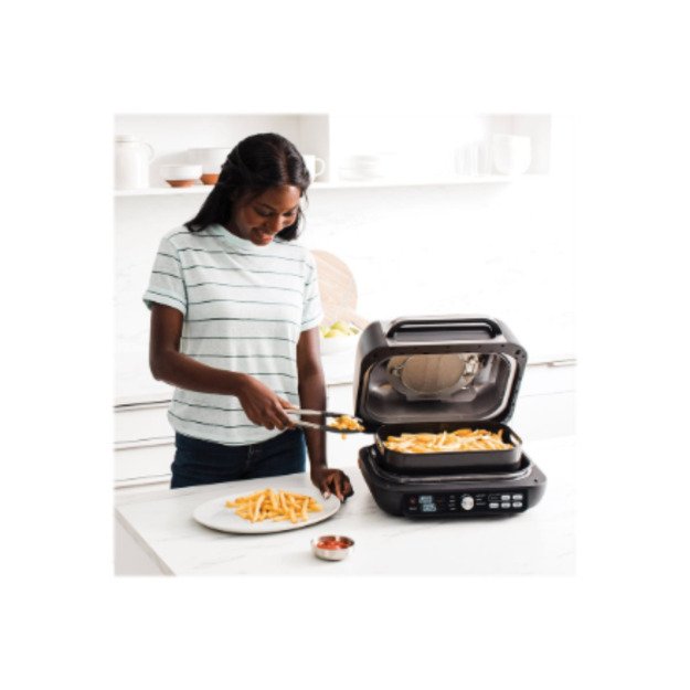 NINJA | Foodi MAX Pro Health Grill, Flat Plate and Air Fryer | AG651EU | Capacity 3.8 L | Black 4