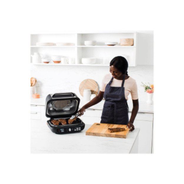 NINJA | Foodi MAX Pro Health Grill, Flat Plate and Air Fryer | AG651EU | Capacity 3.8 L | Black 2