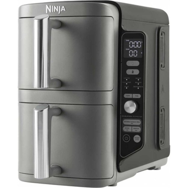 NINJA Double Stack XL Air Fryer | SL400EU | Power 2470 W | Capacity 9.5 L | Black/Grey 3