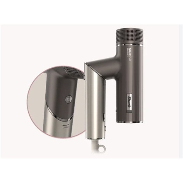 Shark | Hair Dryer System | HD542EU SpeedStyle Pro Flex | 1700 W | Number of temperature settings 3 | Ionic function | Grey | Di