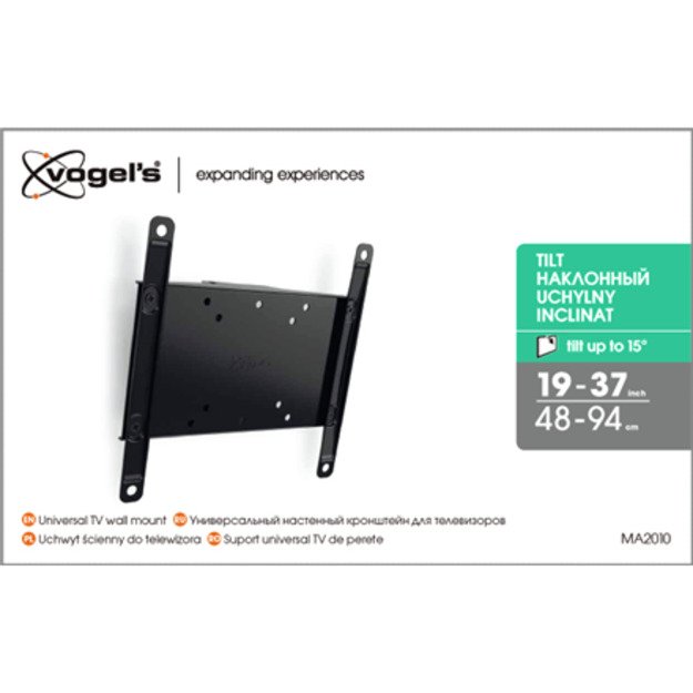 Vogels | Wall mount | MA2010-A1 Tilt | Tilt | 26-40   | Maximum weight (capacity) 30 kg | Black 1