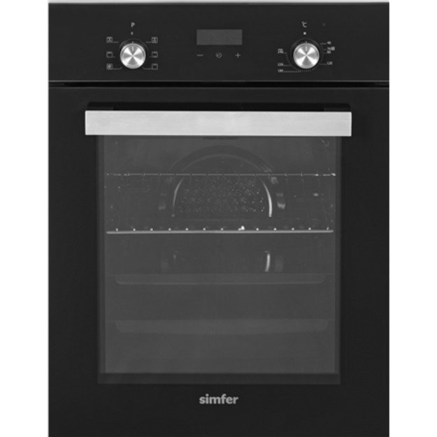 Simfer Oven | 4207DERSP.1 | 47 L | Multifunctional | Manual | Pop-up knobs | Height 59.5 cm | Width 45 cm | Black