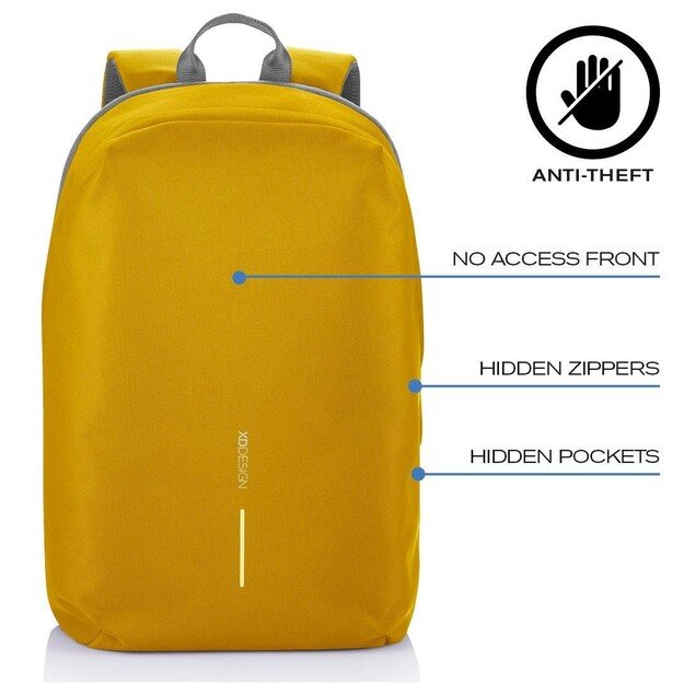 XD DESIGN ANTI-THEFT BACKPACK BOBBY SOFT YELLOW P/N: P705.798 17