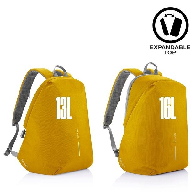 XD DESIGN ANTI-THEFT BACKPACK BOBBY SOFT YELLOW P/N: P705.798 14